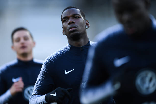 Paul Pogba could return from injury in time for Arsenal 2 ANDORRA LA VELLA, ANDORRA - JUNE 11: Paul Pogba of France looks on during the warm up prior to the UEFA Euro 2020 Qualification match between Andorra and France at Estadi Nacional on June 11, 2019 in Andorra la Vella, Andorra. (Photo by David Ramos/Getty Images)