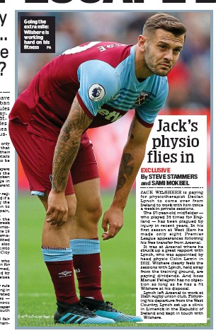 19087 daily mail wilshere physio