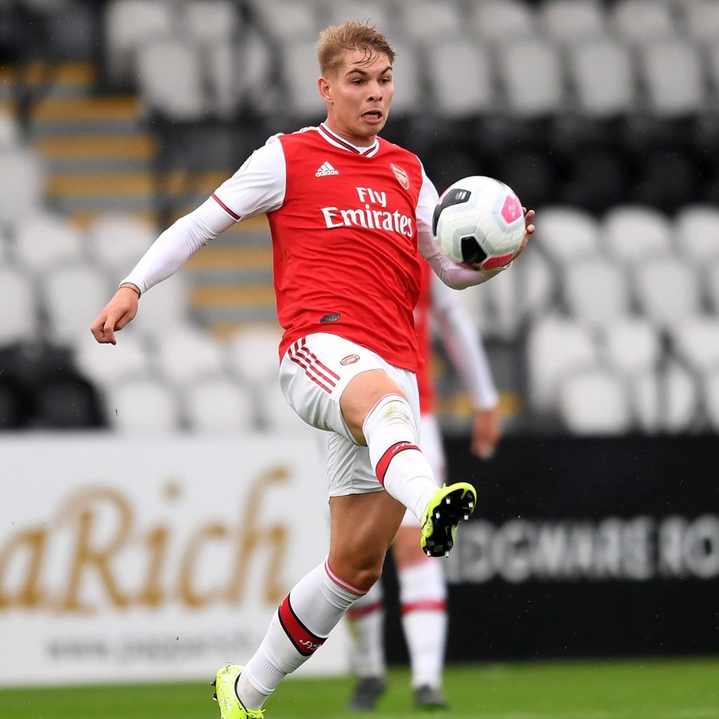 Arsenal u23s vs Everton: Predicted lineup, team news, how to watch 2 Emile Smith Rowe (Photo via Twitter / ArsenalAcademy)