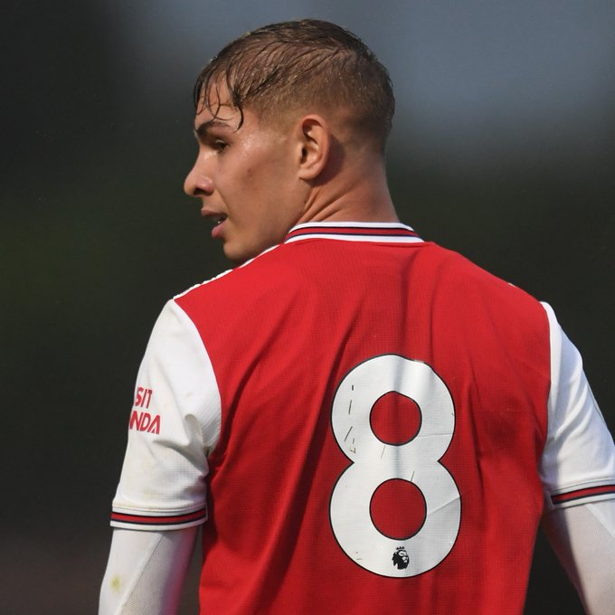 6 players who could leave Arsenal before European transfer window closes 7 Emile Smith Rowe (Photo via Twitter / Arsenal)