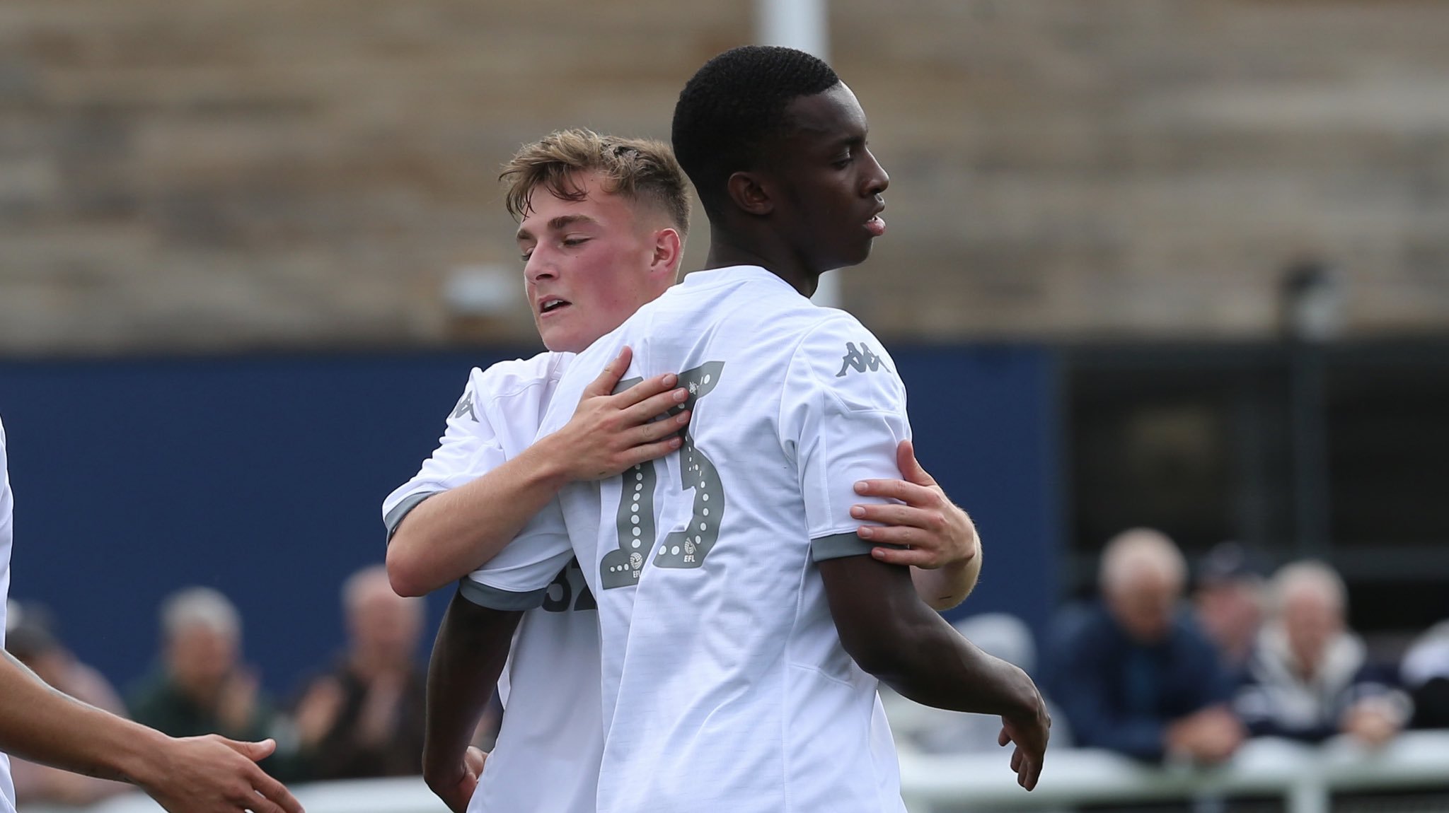 Eddie Nketiah with the Leeds u23s (Photo via Twitter / LUFC)