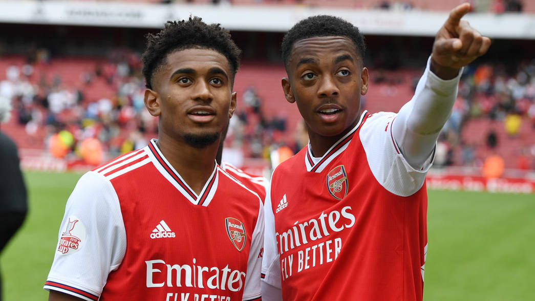 Reiss Nelson and Joe Willock via Arsenal.com