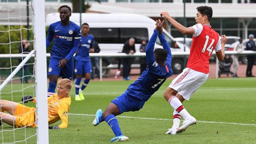 Video: Luke Plange's wonderful solo effort to earn Arsenal u18s a point 2 Plange