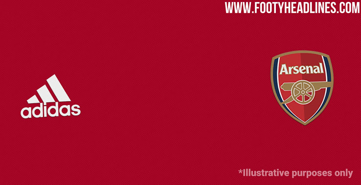 Arsenal's 2020/21 Home Kit to be Dark Red: Design already complete 2 via FootyHeadlines