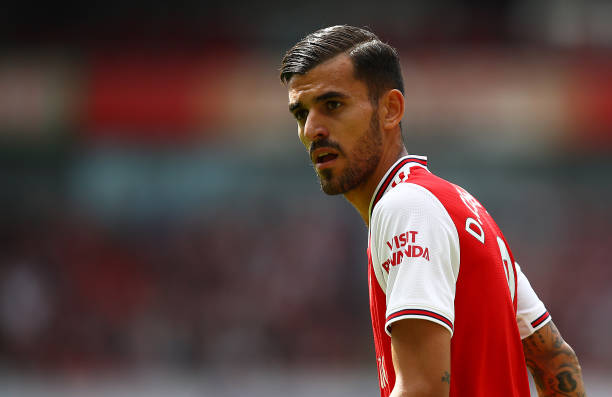 LONDON, ENGLAND - AUGUST 17: Dani Ceballos of Arsenal during the Premier League match between Arsenal FC and Burnley FC at Emirates Stadium on Augu...