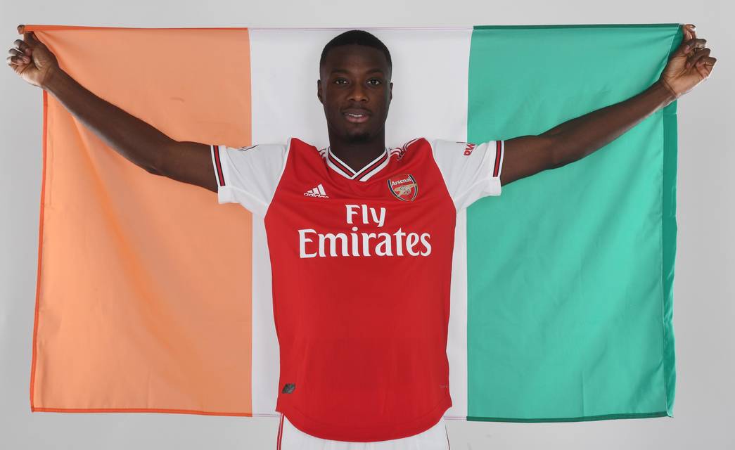 Nicolas Pepe via Arsenal.com