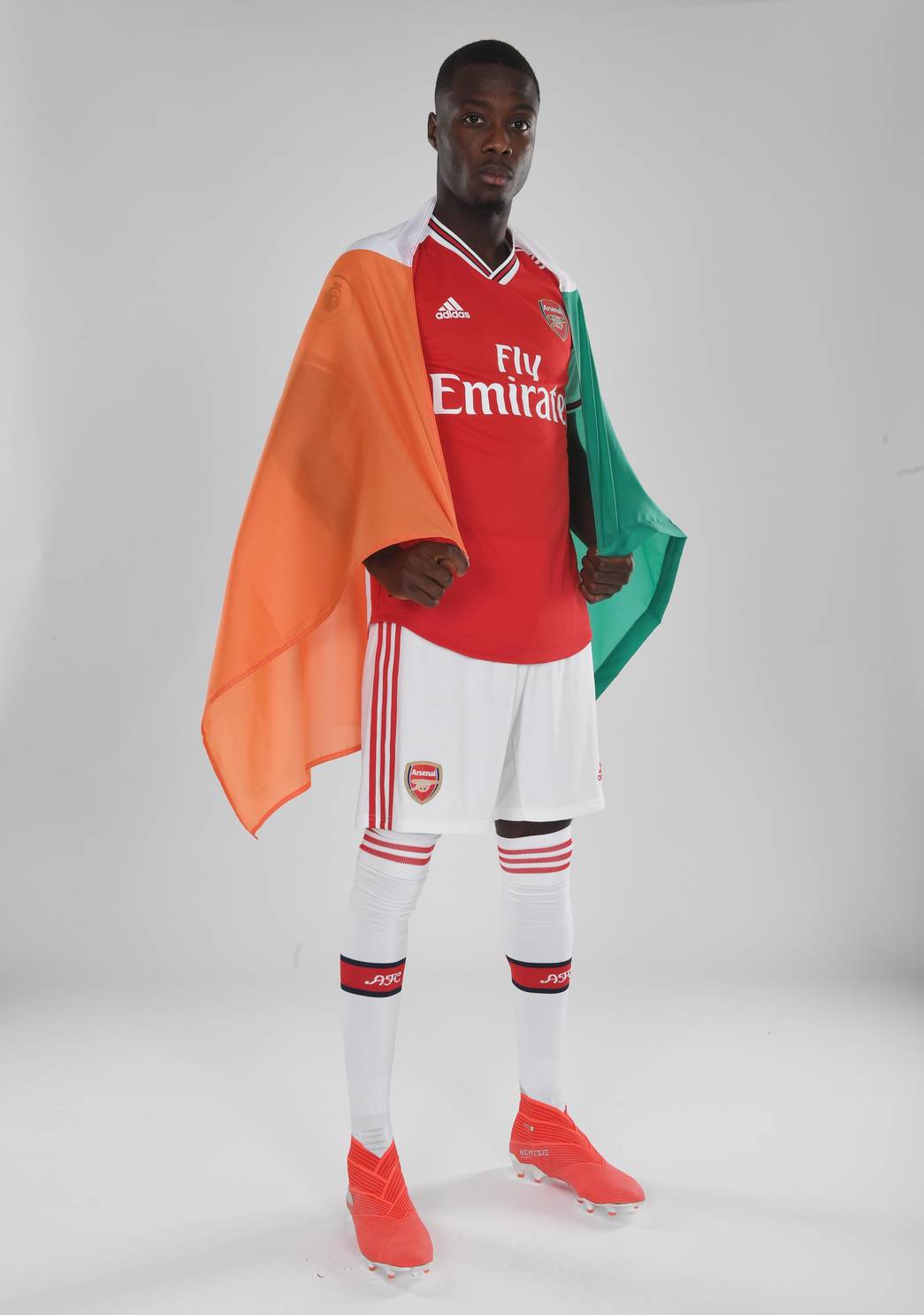 Nicolas Pepe via Arsenal.com