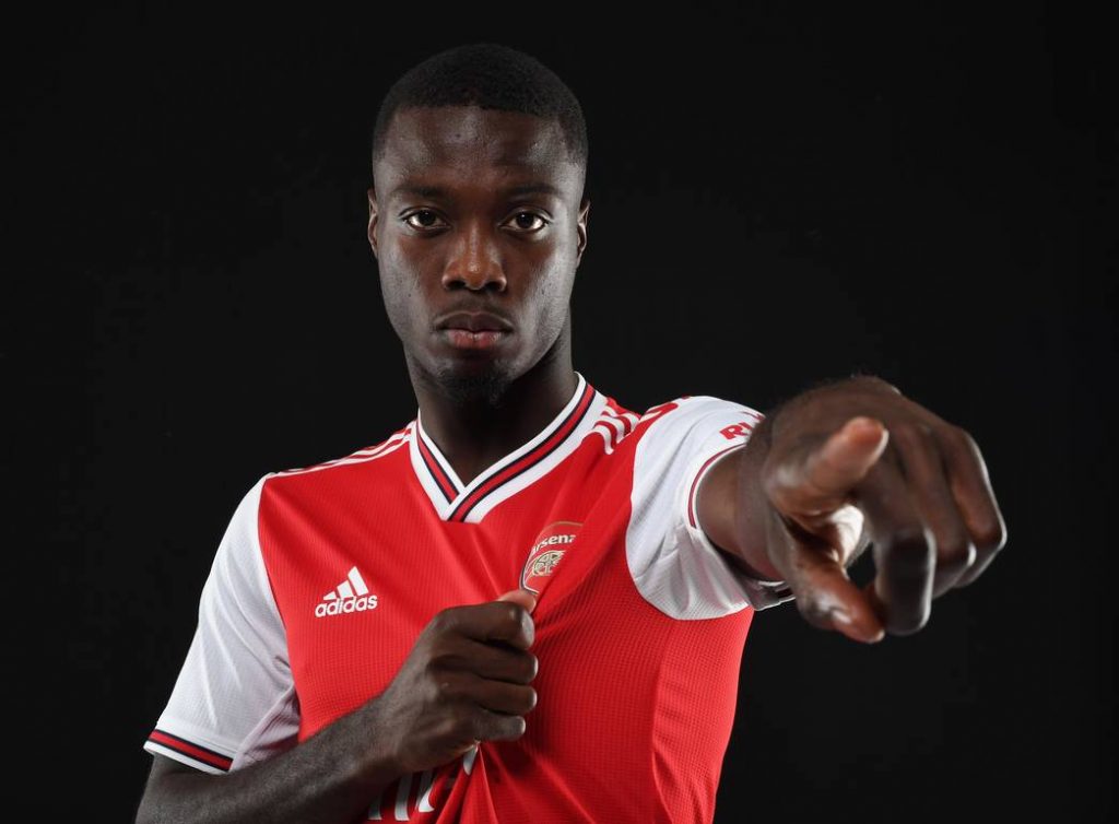 Nicolas Pepe via Arsenal.com