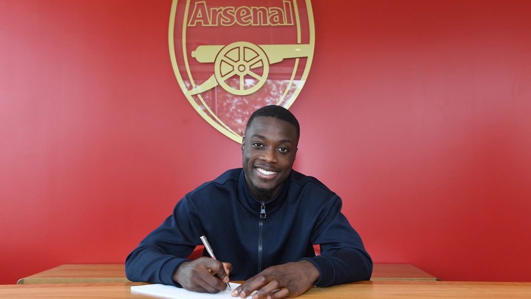 Nicolas Pepe via Arsenal.com
