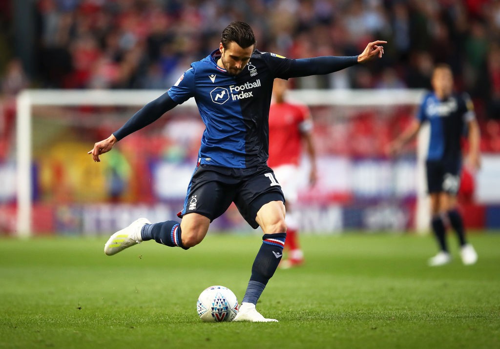 LONDON, ENGLAND - AUGUST 20: Carl Jenkinson of Charlton during the Sky Bet Championship match between Charlton Athletic and Nottingham Forrest at T...