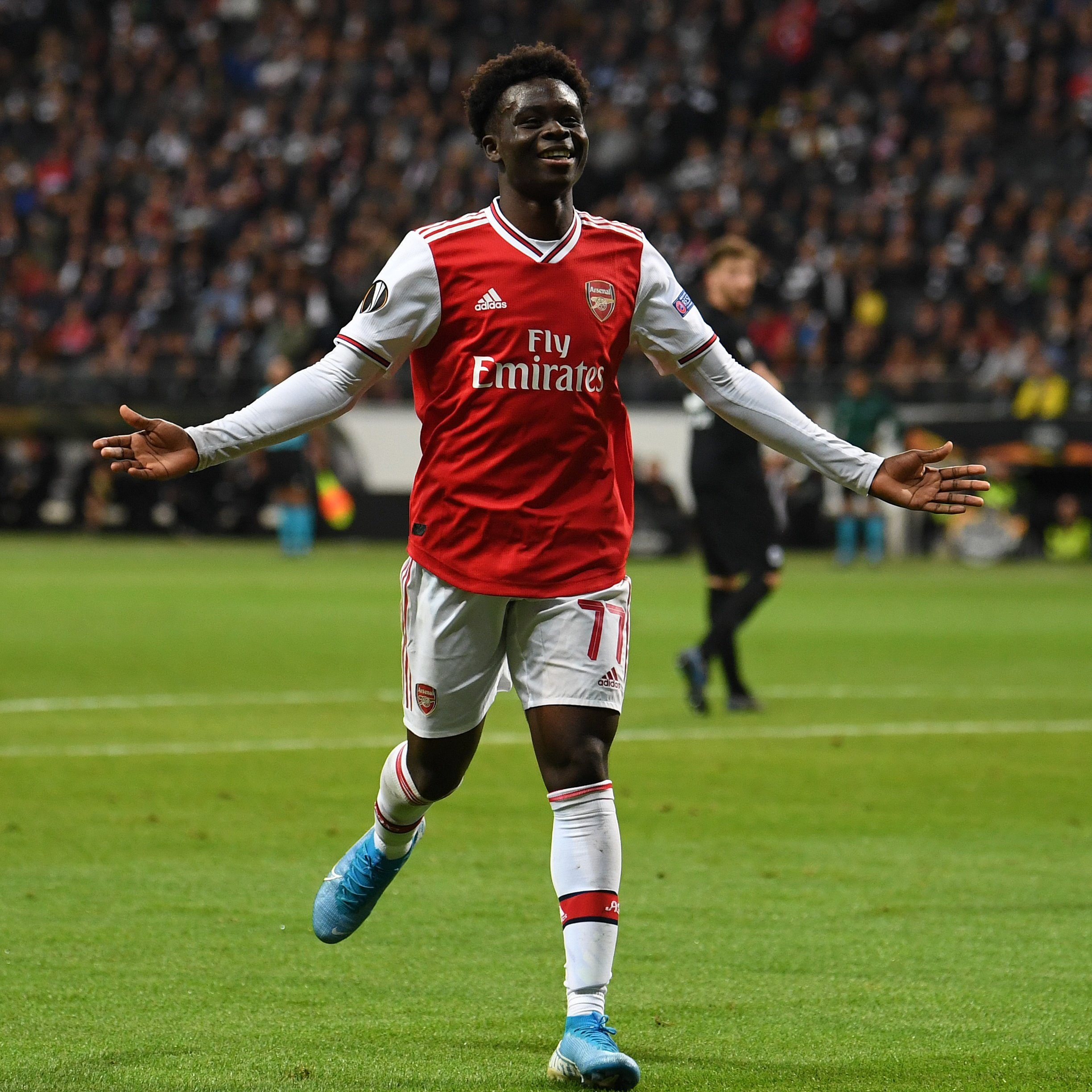 Bukayo Saka (Photo via Twitter / ArsenalAcademy)