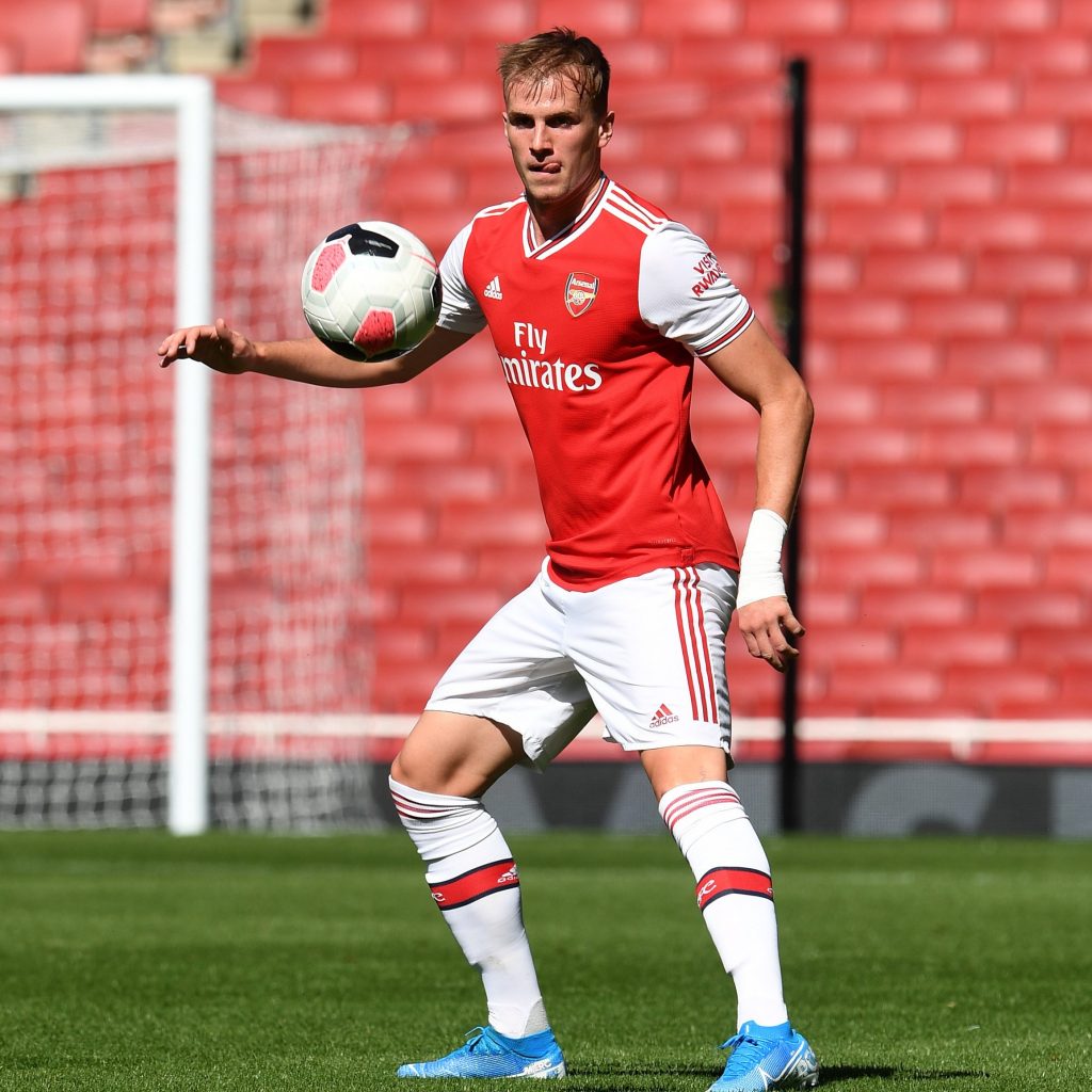 Arsenal can afford to take their time with Rob Holding 2 Rob Holding with the Arsenal u23s (Photo via Twitter / ArsenalAcademy)