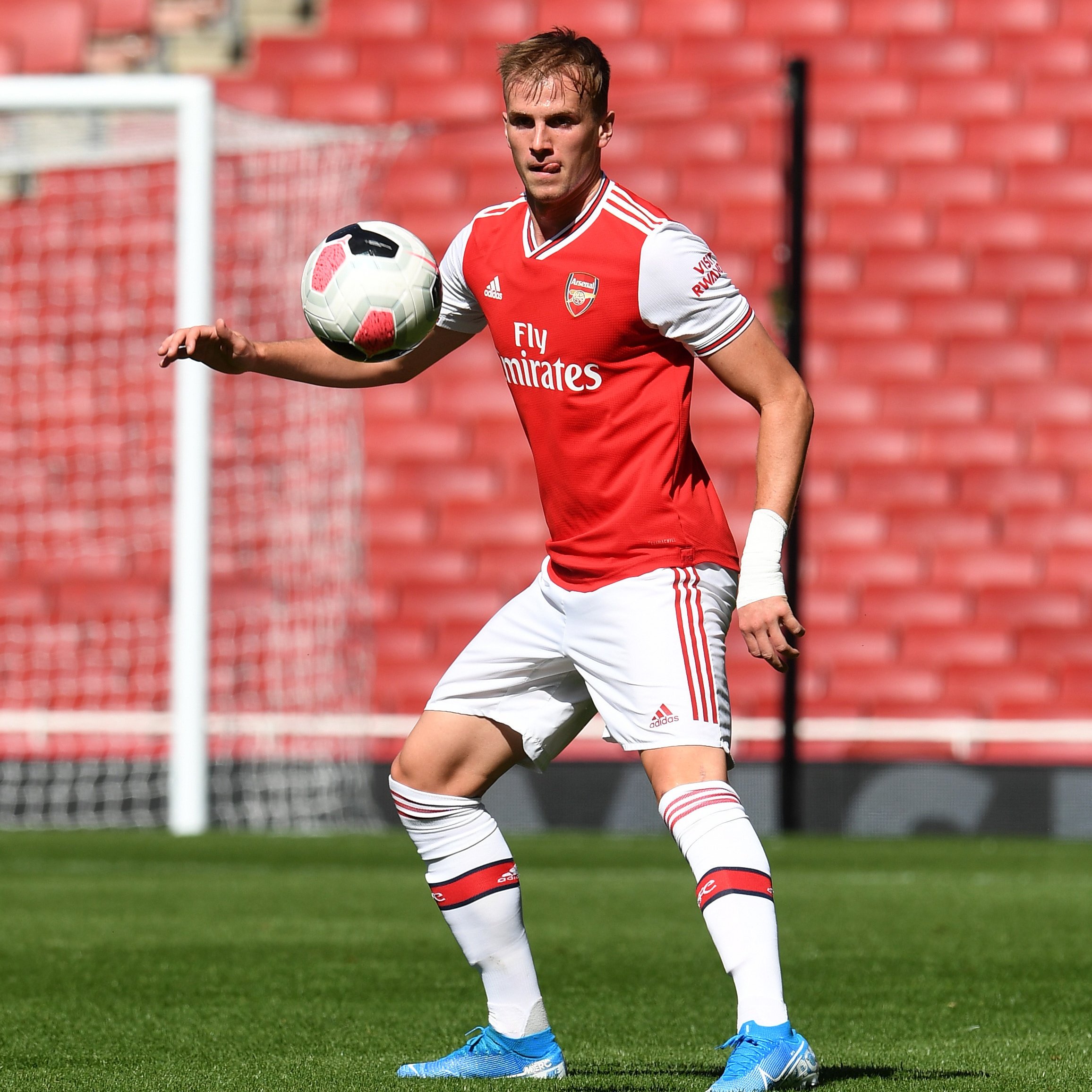 Rob Holding with the Arsenal u23s (Photo via Twitter / ArsenalAcademy)