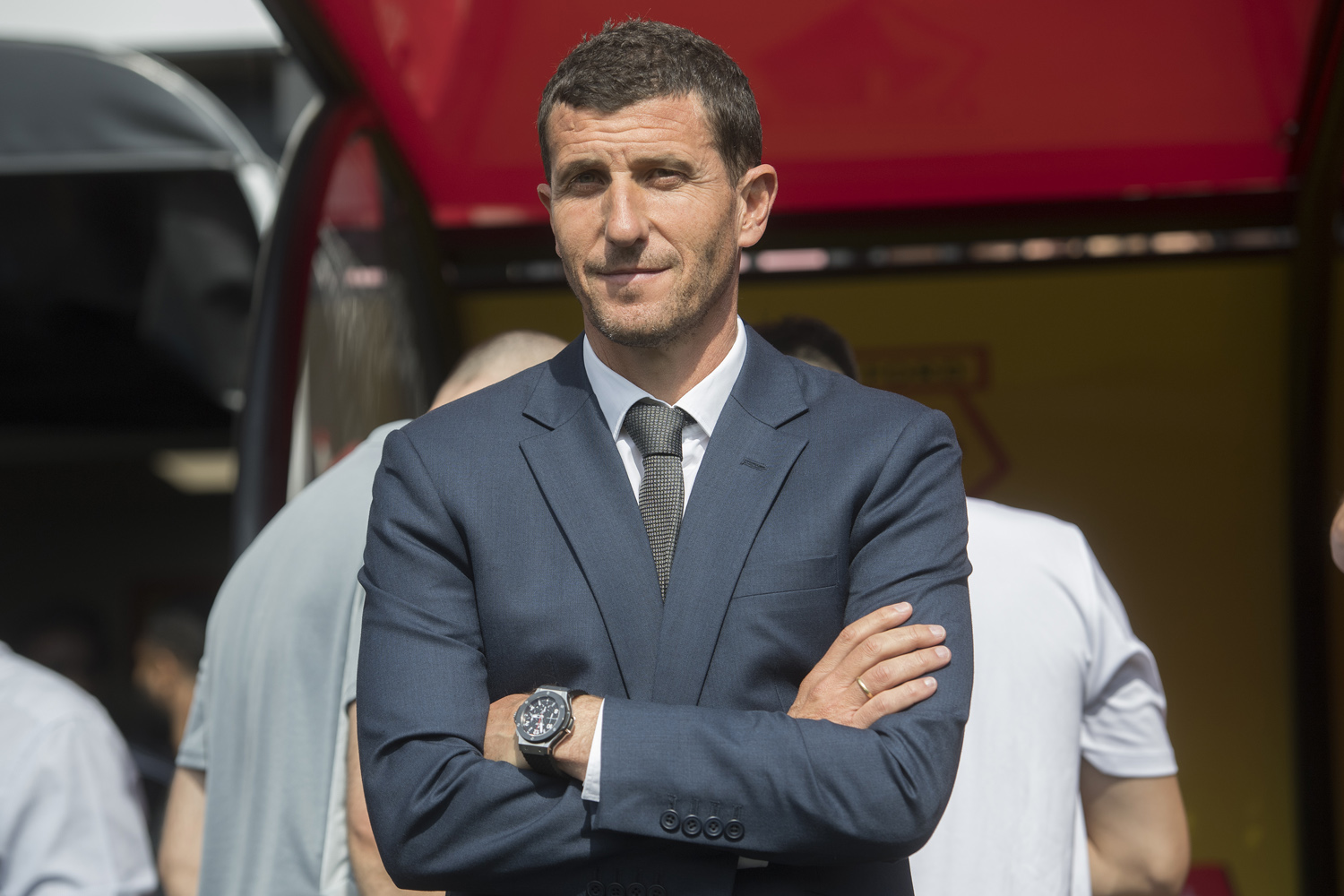 Watford FC Season 2019-20. Pic Alan Cozzi / Lee Beskeen. 24/08/2019, Watford v West Ham Utd, Watford's head coach Javi Gracia