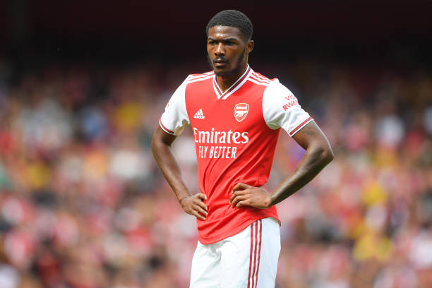 13 Arsene Wenger-era players remain at Arsenal 5 LONDON, ENGLAND - JULY 28: Ainsley Maitland-Niles of Arsenal in action during the Emirates Cup match between Arsenal and Olympique Lyonnais at the Emirates Stadium on July 28, 2019 in London, England. (Photo by Michael Regan/Getty Images)