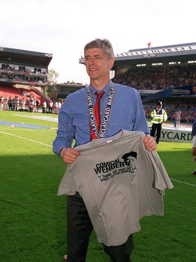 OTD Arsene Wenger claims Arsenal can go season unbeaten, is mocked 2 arsene wenger comical wenger