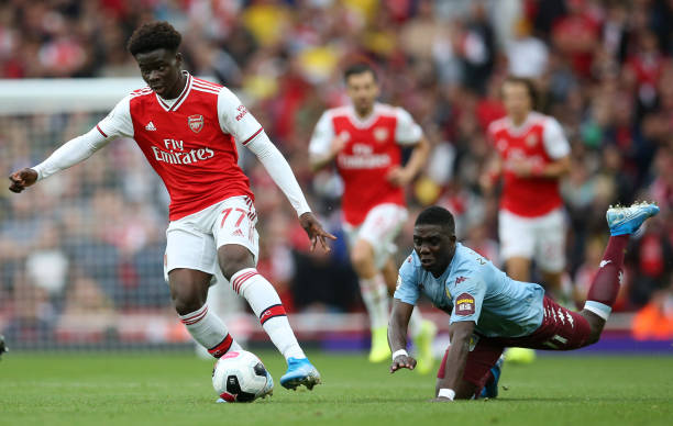 Unai Emery: Saka is improving - he is helping us now as an important player 3 bukayo saka v villa