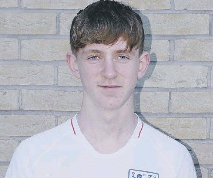 Logan Pye in his England shirt via Sunderland Echo