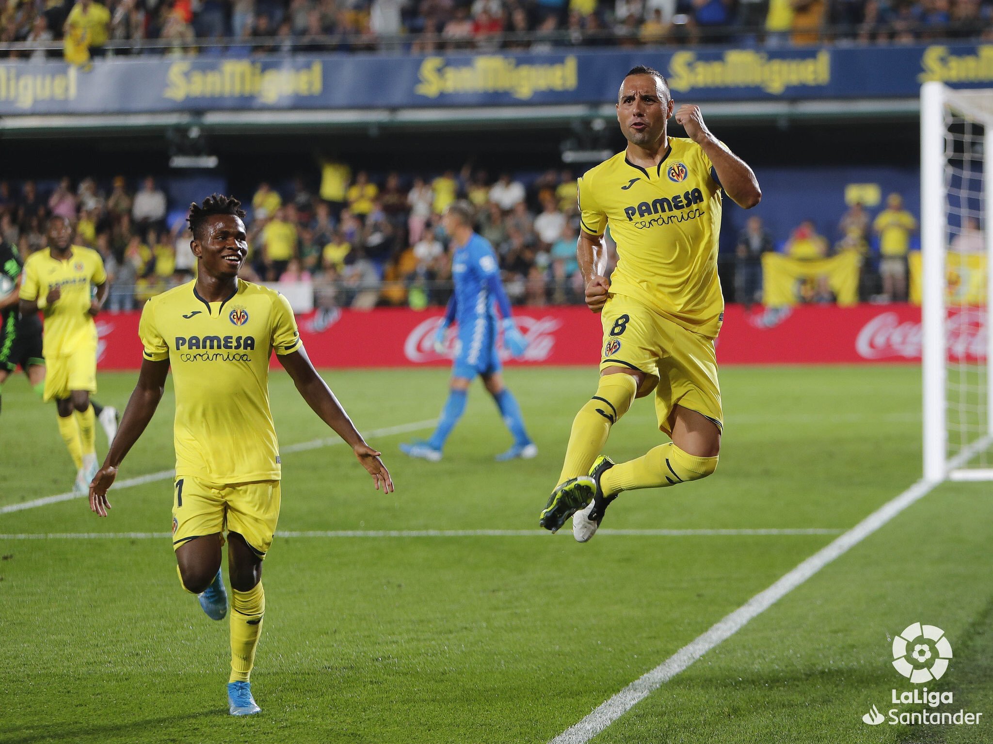 Goal and assist: Santi Cazorla's genius helps destroy Real Betis 2 Santi Cazorla celebrates scoring against Real Betis. Photo via La Liga/Santander