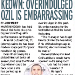 191019 daily mirror keown ozil