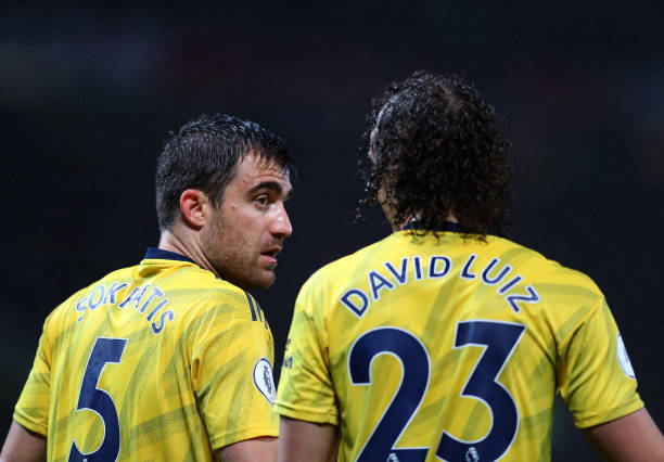 51 players who've cost Arsenal the most 2 MANCHESTER, ENGLAND - SEPTEMBER 30: Sokratis Papastathopoulos of Arsenal speaks with David Luiz of Arsenal during the Premier League match between Manchester United and Arsenal FC at Old Trafford on September 30, 2019 in Manchester, United Kingdom. (Photo by Catherine Ivill/Getty Images)