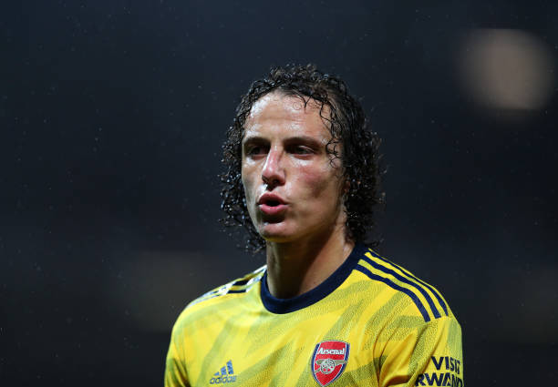 Why are Arsenal players naming baby gorillas? 4 MANCHESTER, ENGLAND - SEPTEMBER 30: David Luiz of Arsenal during the Premier League match between Manchester United and Arsenal FC at Old Trafford on September 30, 2019 in Manchester, United Kingdom. (Photo by Catherine Ivill/Getty Images)