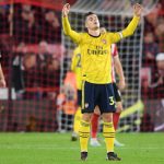SHEFFIELD, ENGLAND - OCTOBER 21: Granit Xhaka of Arsenal reacts during the Premier League match between Sheffield United and Arsenal FC at Bramall Lane on October 21, 2019 in Sheffield, United Kingdom. (Photo by Michael Regan/Getty Images)