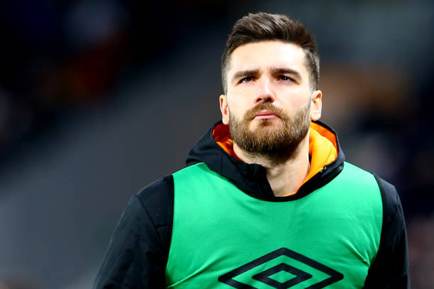 HULL, ENGLAND - JANUARY 30: Jon Toral of Hull City warms up on the sideline during the Sky Bet Championship match between Hull City and Leeds Unite...