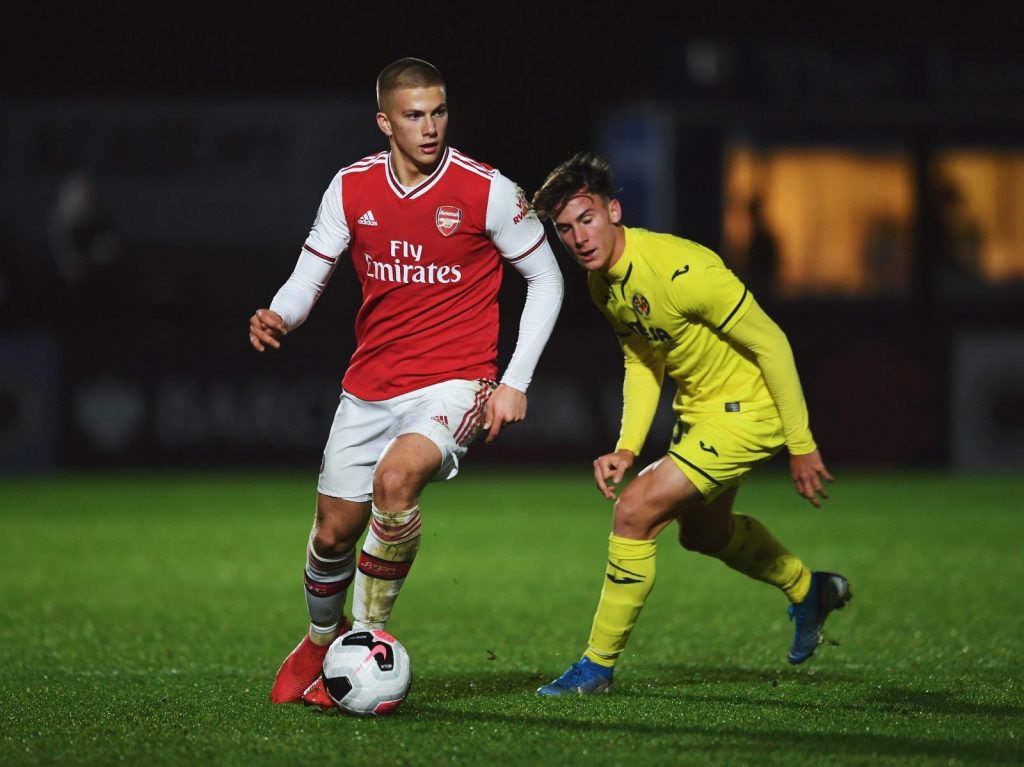 Harry Clarke signs new contract with Arsenal 2 Harry Clarke (Photo via Twitter)