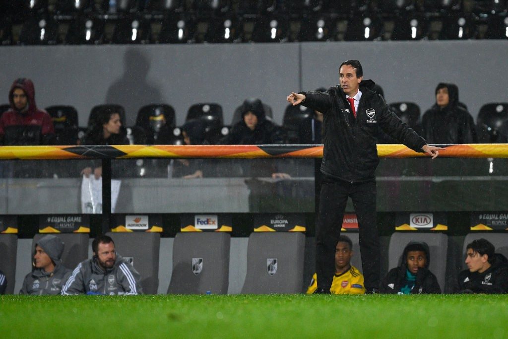 Unai Emery to make 10 changes: Predicted Arsenal lineup vs Leicester City 2 Vitoria Guimaraes v Arsenal FC Group F UEFA Europa League 1573064822