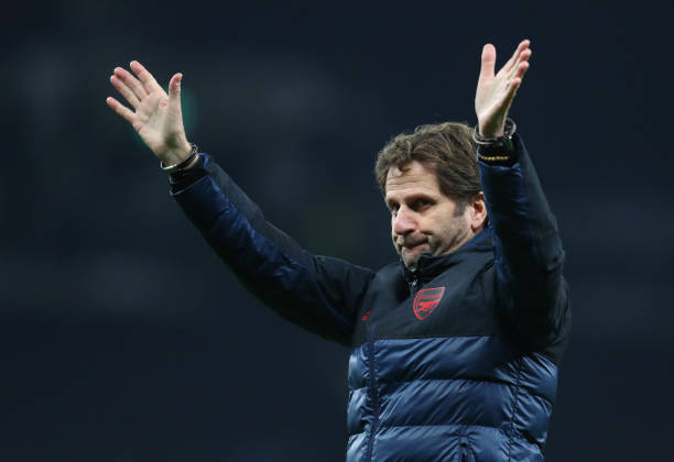 Why Joe Montemurro is still the right fit for Arsenal 2 LONDON, ENGLAND - NOVEMBER 17: Joe Montemurro manager / head coach of Arsenal waves at the end of the Barclays FA Women's Super League match between Tottenham Hotspur and Arsenal at Tottenham Hotspur Stadium on November 17, 2019 in London, United Kingdom. (Photo by Catherine Ivill/Getty Images)