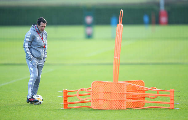 unai emery training 10