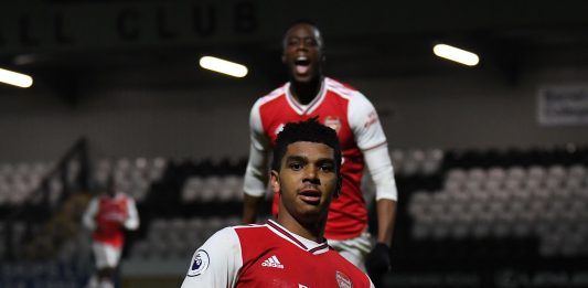 Tyreece John-Jules (Photo via Twitter / Arsenal Academy)
