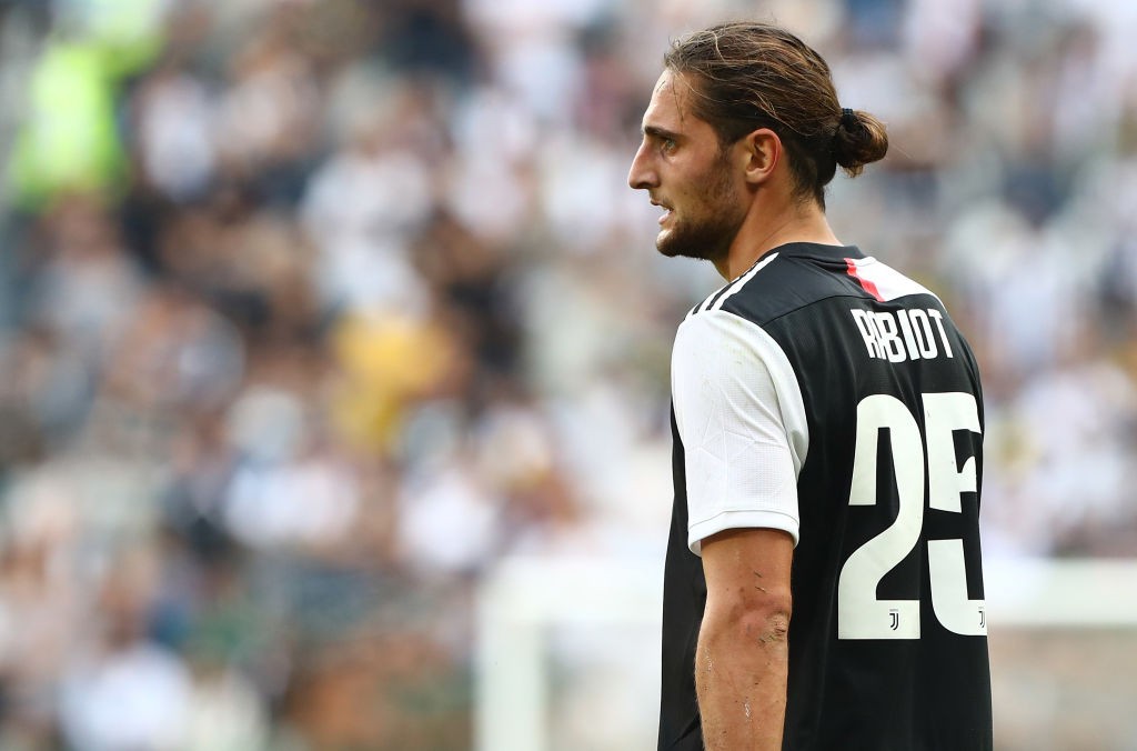 TURIN, ITALY - SEPTEMBER 28: Adrien Rabiot of Juventus looks on during the Serie A match between Juventus and SPAL at Allianz Stadium on September ...
