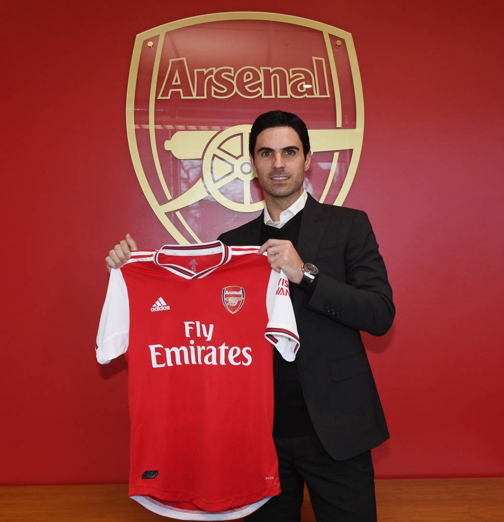 ST ALBANS, ENGLAND - DECEMBER 20: Arsenal Head Coach Mikel Arteta at London Colney on December 20, 2019 in St Albans, England. (Photo by Stuart MacFarlane/Arsenal FC via Getty Images)