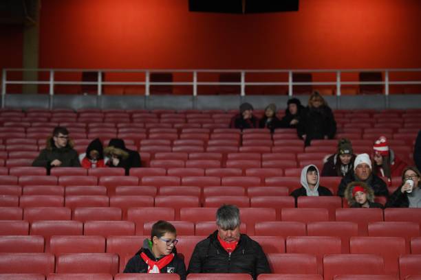 Ego, cowards & 21 other things I noticed as Arsenal messed up again 11 Arsenal supporters wait for the start of the UEFA Europa league Group F football match between Arsenal and Eintracht Frankfurt at the Emirates stadium in London on November 28, 2019. (Photo by DANIEL LEAL-OLIVAS / AFP) (Photo by DANIEL LEAL-OLIVAS/AFP via Getty Images)
