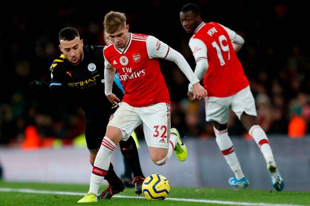 emile smith rowe v manchester city