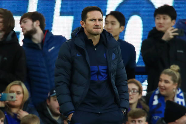 What are Arsenal's top four chances? A look at the teams above 6 LIVERPOOL, ENGLAND - DECEMBER 07: Frank Lampard, Manager of Chelsea looks on during the Premier League match between Everton FC and Chelsea FC at Goodison Park on December 07, 2019 in Liverpool, United Kingdom. (Photo by Clive Brunskill/Getty Images)