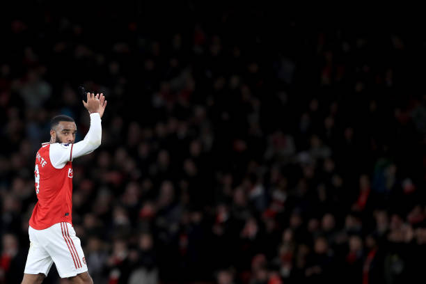 Ego, cowards & 21 other things I noticed as Arsenal messed up again 17 LONDON, ENGLAND - DECEMBER 05: Alexandre Lacazette of Arsenal applauds as he is substituted during the Premier League match between Arsenal FC and Brighton & Hove Albion at Emirates Stadium on December 5, 2019 in London, United Kingdom. (Photo by Marc Atkins/Getty Images)