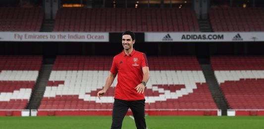 Mikel Arteta via @Arsenal (Photo by Stuart MacFarlane/Arsenal FC via Getty Images)