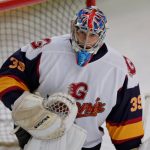 GUILDFORD, ENGLAND - OCTOBER 13: Petr Cech of Guildford Phoenix during the match between Guildford Phoenix and Swindon Wildcats on October 13, 2019 in Guildford, England. (Photo by Henry Browne/Getty Images)