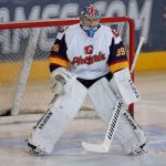 GUILDFORD, ENGLAND - OCTOBER 13: Petr Cech of Guildford Phoenix during the match between Guildford Phoenix and Swindon Wildcats on October 13, 2019 in Guildford, England. (Photo by Henry Browne/Getty Images)