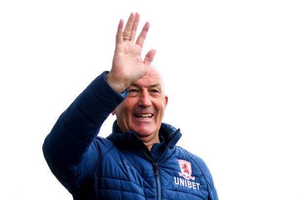 ROTHERHAM, ENGLAND - MAY 05: Tony Pulis manager of Middlesbrough prior to the Sky Bet Championship match between Rotherham United and Middlesbrough at The New York Stadium on May 05, 2019 in Rotherham, England. (Photo by George Wood/Getty Images)