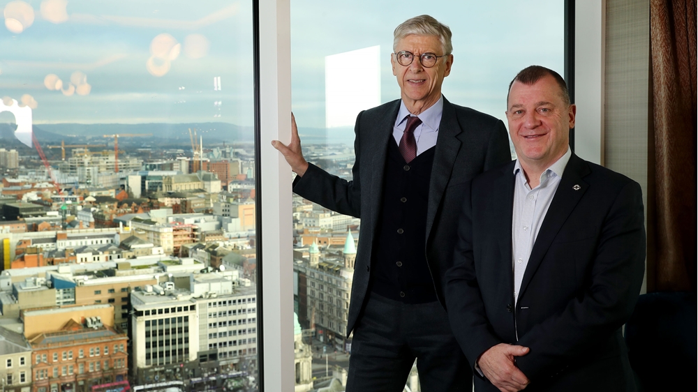 Arsene Wenegr and Patrick Nelson (Press Eye / IFA)