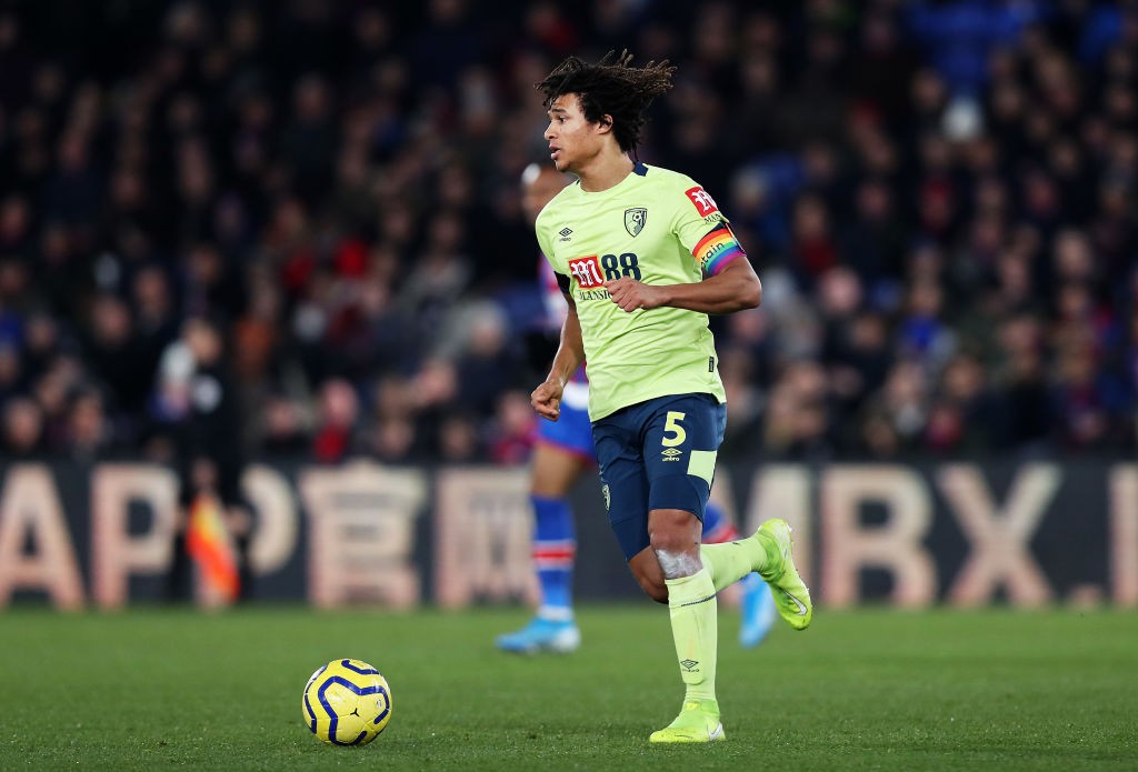 3 defenders linked with Arsenal transfer in January 2 LONDON, ENGLAND - DECEMBER 03: Nathan Ake of AFC Bournemouth runs with the ball during the Premier League match between Crystal Palace and AFC Bournemouth at Selhurst Park on December 03, 2019, in London, United Kingdom. (Photo by Jack Thomas/Getty Images)