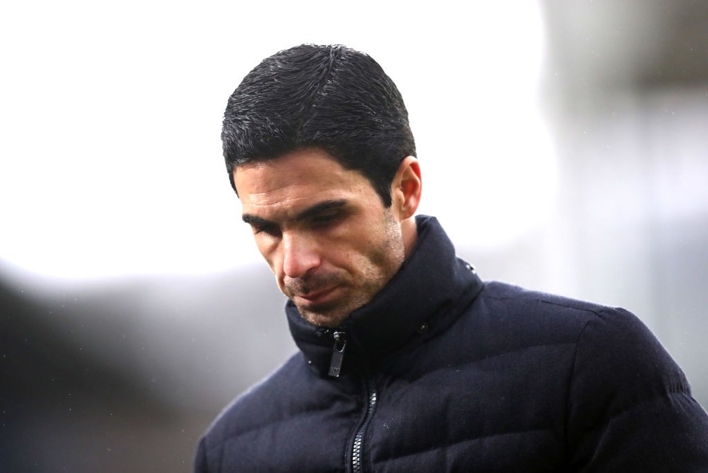 Mikel Arteta confirms muscle injury for Lucas Torreira 2 LONDON, ENGLAND - JANUARY 11: Mikel Arteta, Manager of Arsenal looks on after the Premier League match between Crystal Palace and Arsenal FC at Selhurst Park on January 11, 2020, in London, United Kingdom. (Photo by Dan Istitene/Getty Images)