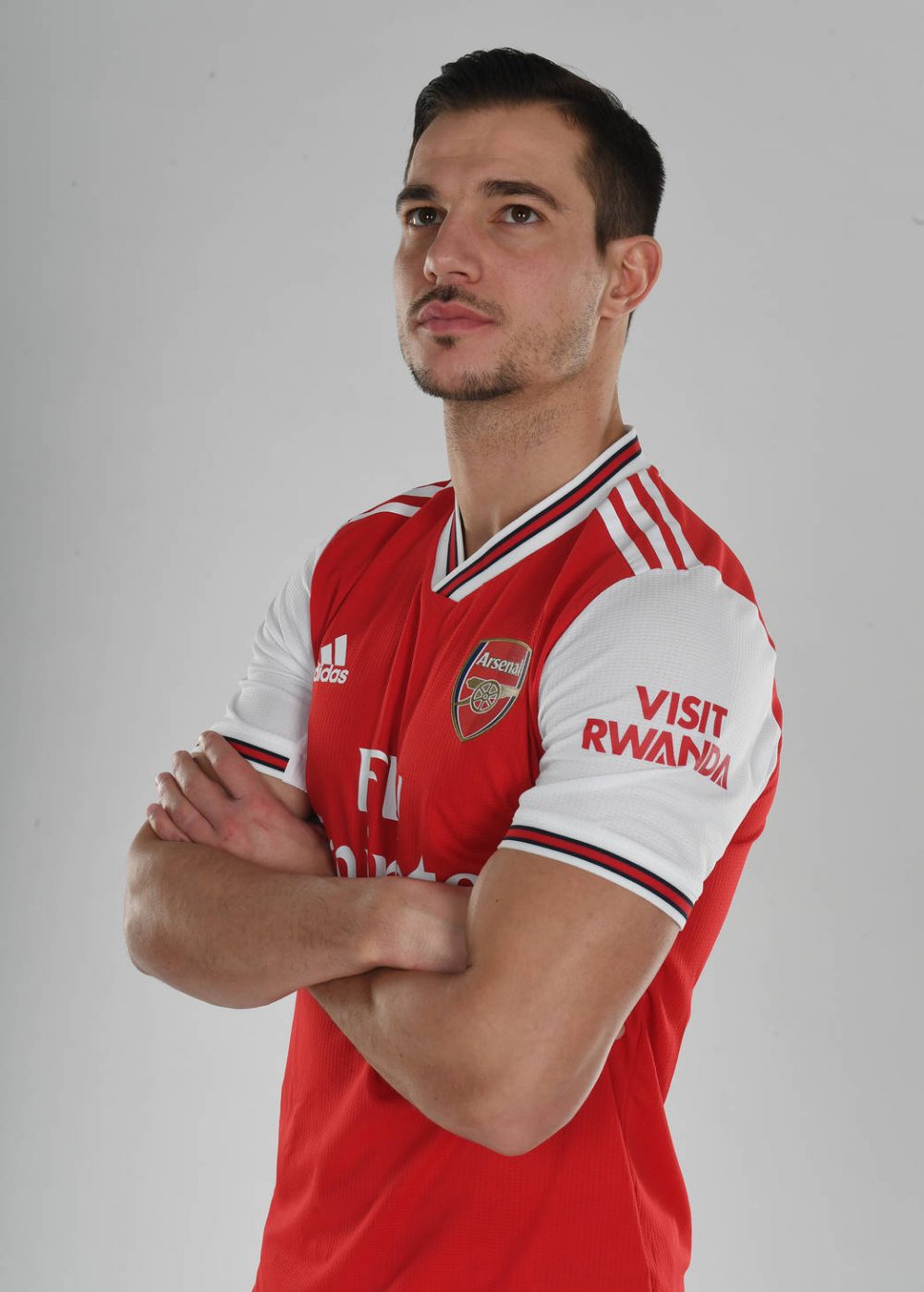 Let's go, Gunners!: Soares 'delighted' to make Arsenal deal permanent 2 ST ALBANS, ENGLAND - JANUARY 30: Arsenal unveil new signing Cedric Soares at London Colney on January 30, 2020 in St Albans, England. (Photo by Stuart MacFarlane/Arsenal FC via Getty Images)
