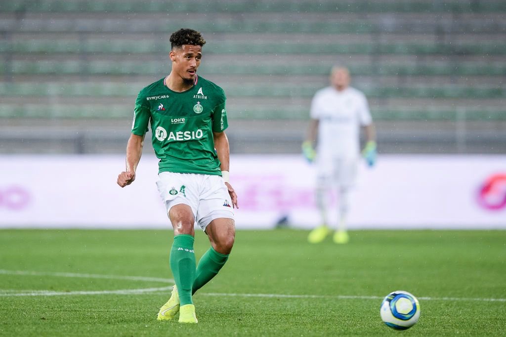 William Saliba against AS Monaco (Photo via Twitter)