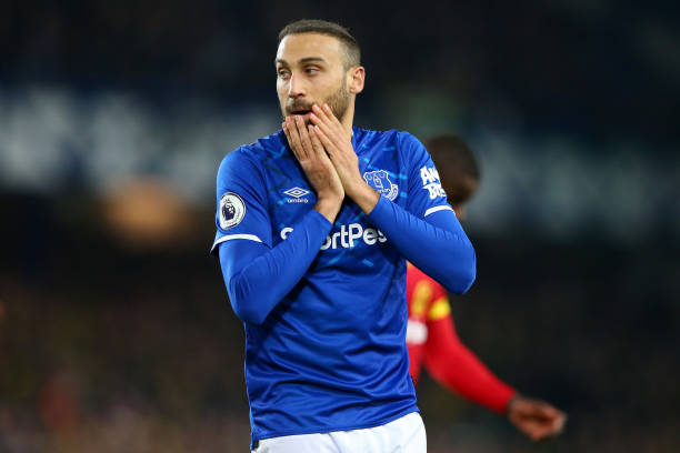 New Crystal Palace striker 'ready' and in squad to face Arsenal 2 LIVERPOOL, ENGLAND - NOVEMBER 23: Cenk Tosun of Everton reacts during the Premier League match between Everton FC and Norwich City at Goodison Park on November 23, 2019 in Liverpool, United Kingdom. (Photo by Alex Livesey/Getty Images)