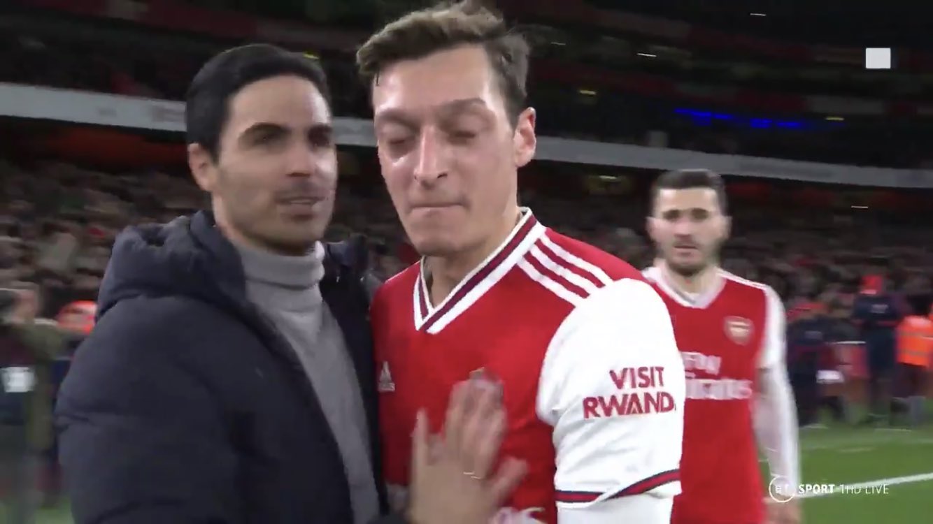 Mesut Ozil refusal costs him his Arsenal career 4 Miki and Mesut...Does this look like an unhappy relationship to you?